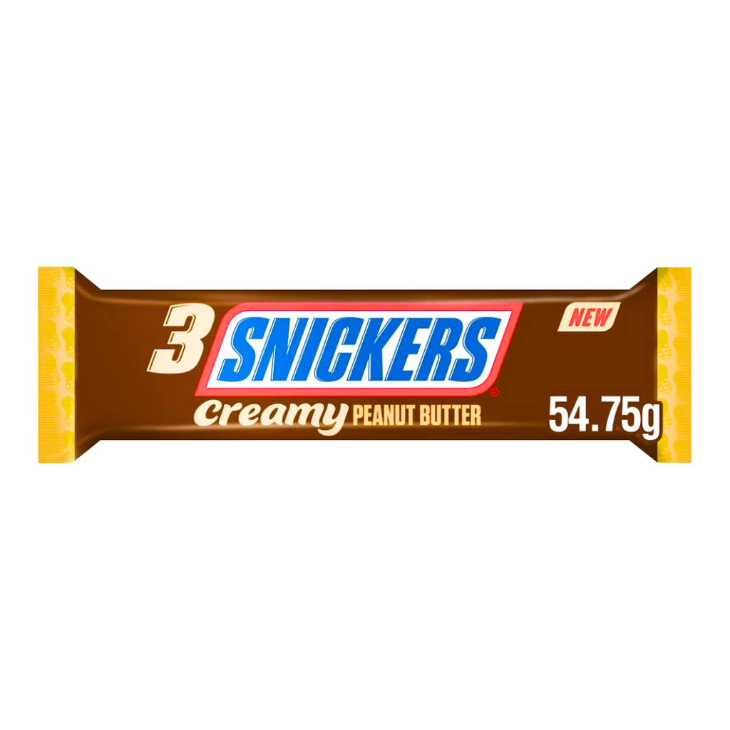 Snickers 3 Creamy Peanut Butter (UK) 54g