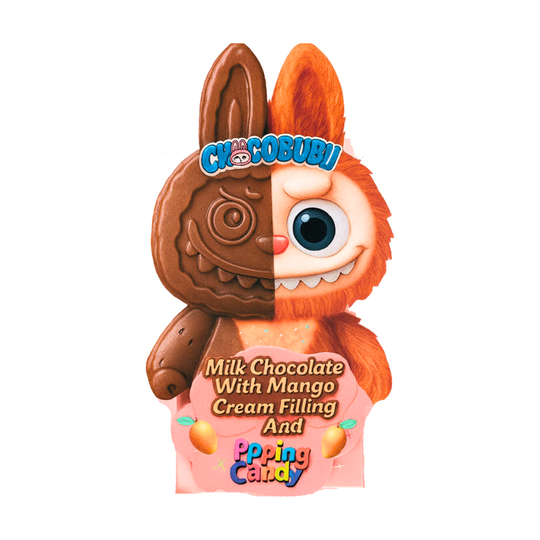 Chocobubu Milk Chocolate with MANGO Filling with Popping Candy 100gm