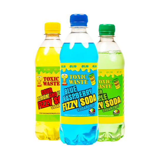 Toxic Waste Fizzy Soda Sugar Free 500ml (Best Before: 05/2024)