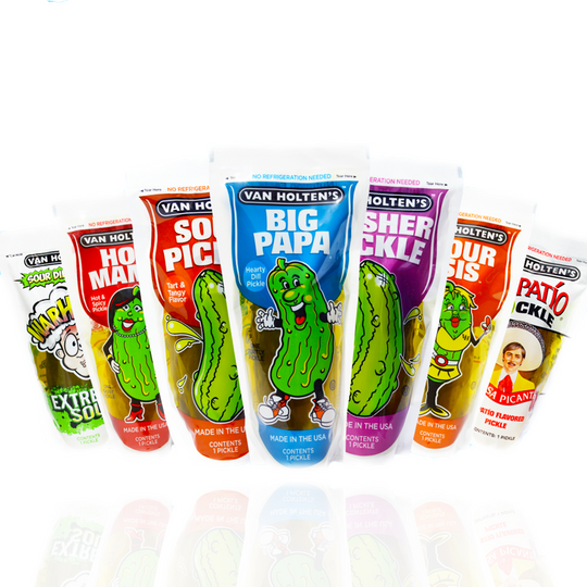 Van Holten's Jumbo Pickle Pouch Assorted Flavours