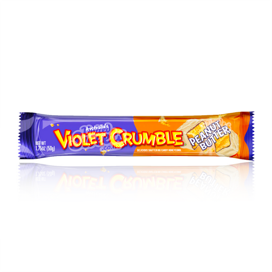 Violet Crumble Bar PEANUT BUTTER 50g (AU MADE)