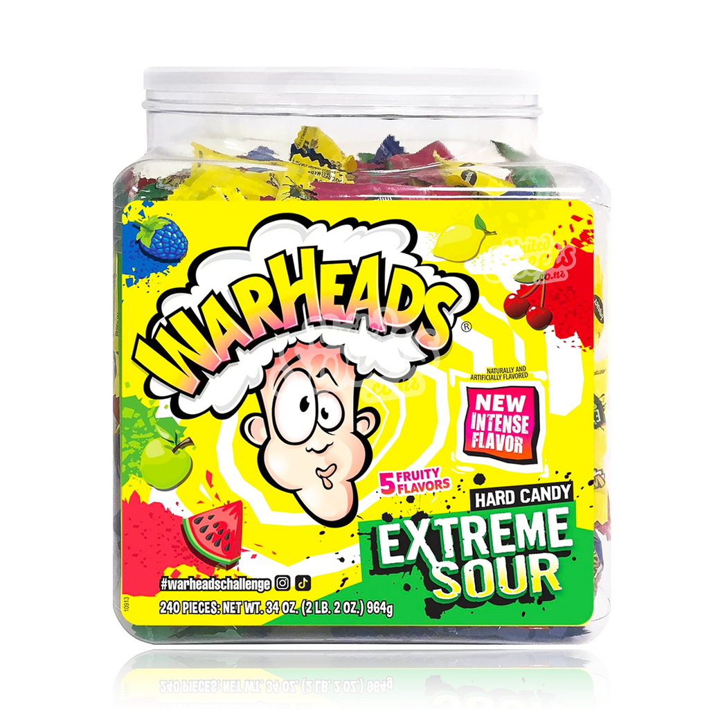 Warheads Ext. Sour Hard TUB 964g (240ct)