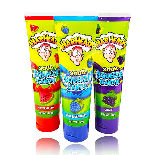 Warheads Sour Squeeze Candy Tube 120g