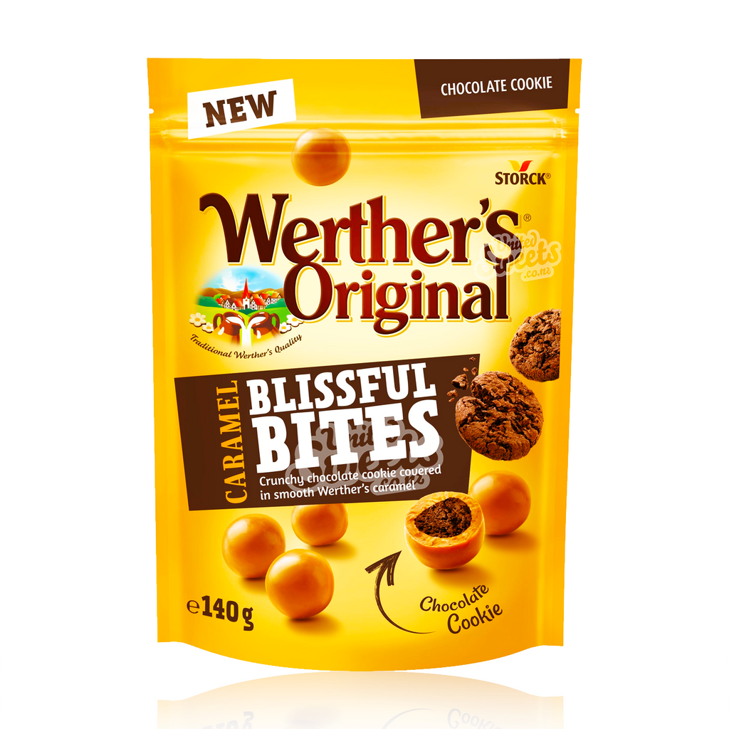 Werther's Original Blissful Bites Chocolate Cookie 140g (Made in Germany)