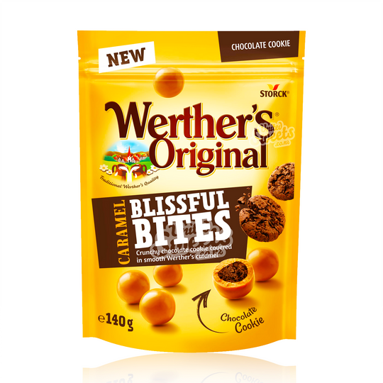 Werther's Original Blissful Bites Chocolate Cookie 140g (Made in Germany)