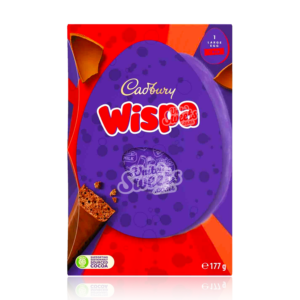 Cadbury Wispa Easter Egg 177g (UK MADE)