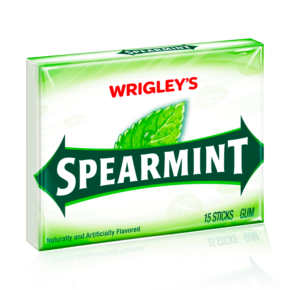 Wrigley's Spearmint Chewing Gum 15 Sticks