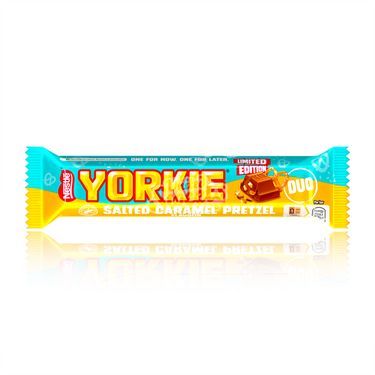 Yorkie Duo Salted Caramel Pretzel 66g (UK MADE)