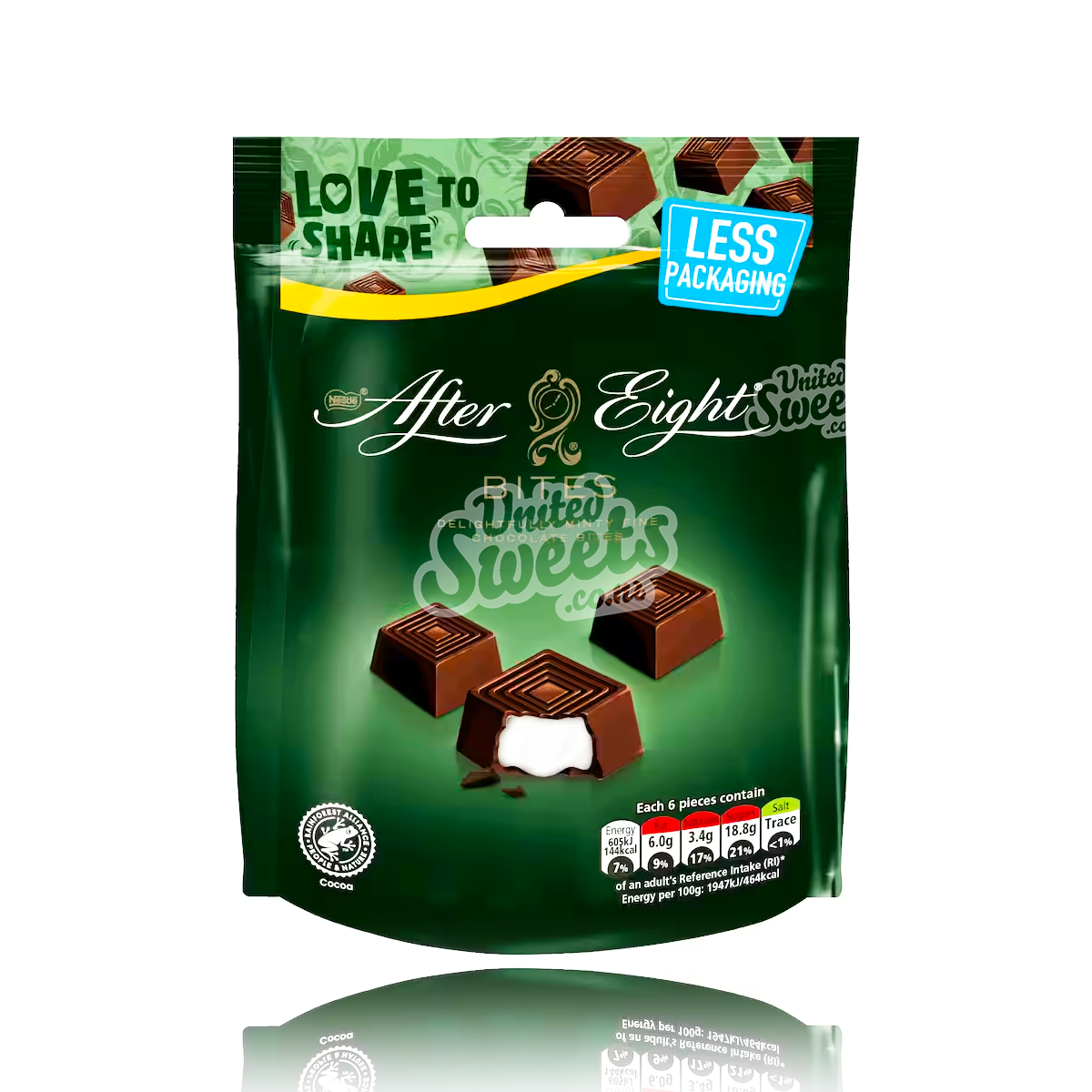 Eight Candy After Eight Chocolate Sharepack Mint Bites 107g (BB:04/2024) – United ...