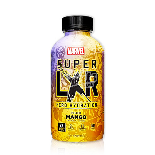 AriZona x Marvel Super LXR Hero Hydration - Peach Mango 475ml