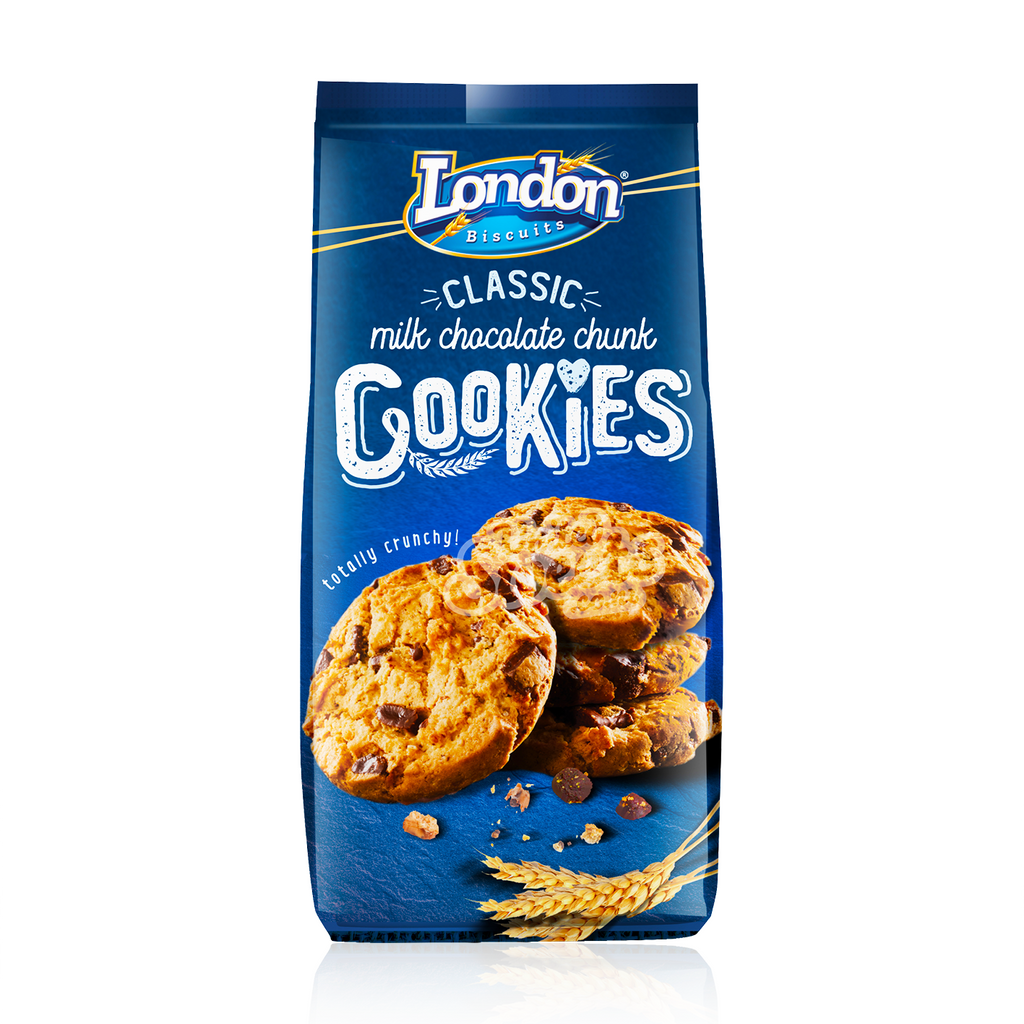 London Biscuits Milk Choc Chunk 160g (UK MADE)
