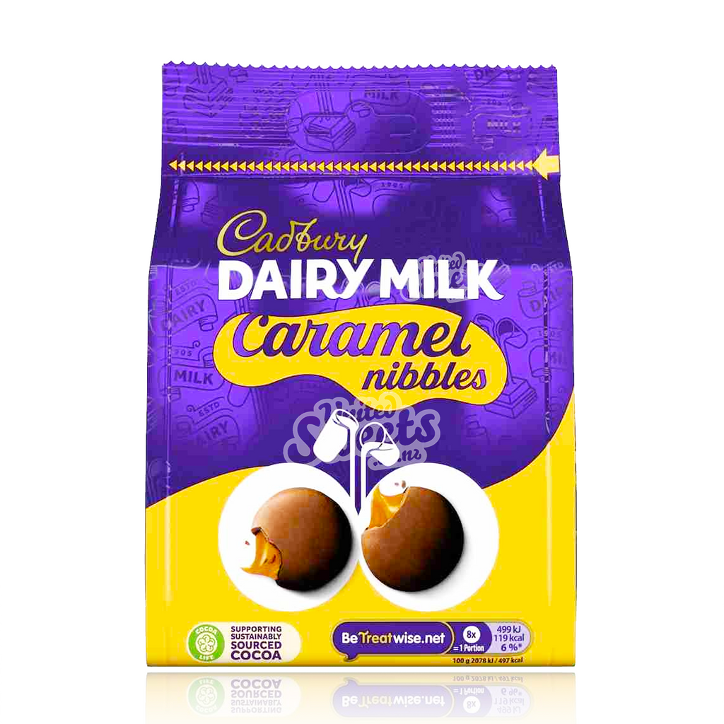 Cadbury Dairy Milk Caramel Nibbles Chocolate 85g (UK MADE)