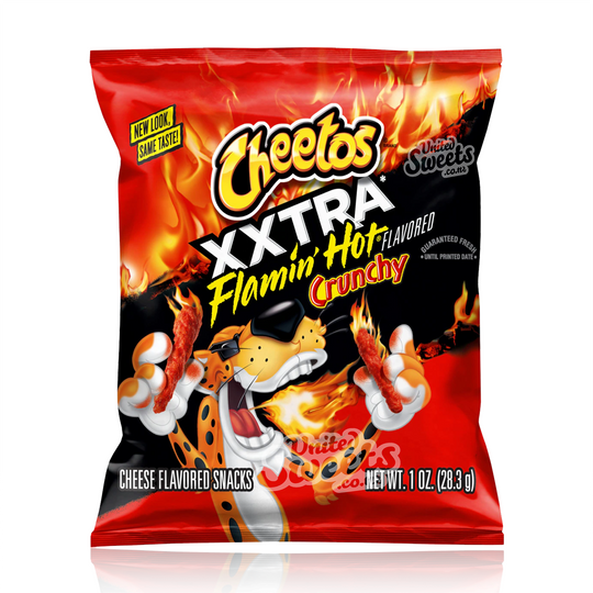 DATED-Cheetos XXTRA Flamin’ Hot Crunchy 28.3g (BEST BEFORE: 02/2025)