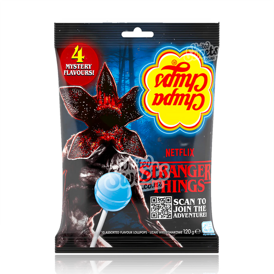 Chupa Chups Stranger Things 4 Mystery Flavours Lollipops 10 Pack (120g)