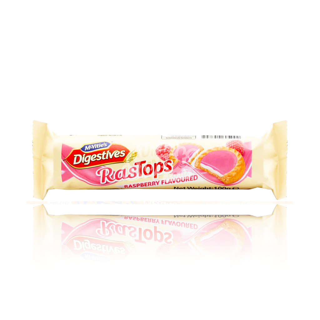 Raspberry Ripple Digestives McVitie's Digestives RaspTops 100g – United Sweets