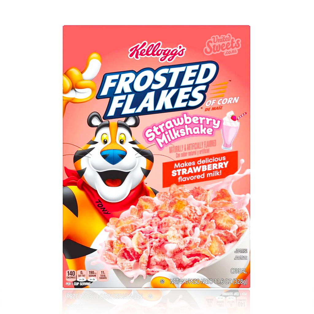 Kellogg's Frosted Flakes Strawberry Milkshake 328g