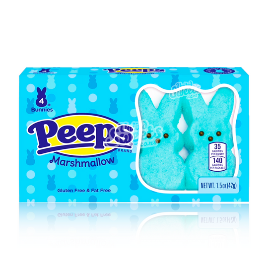 Peeps Marshmallows BLUE Bunnies 4pk