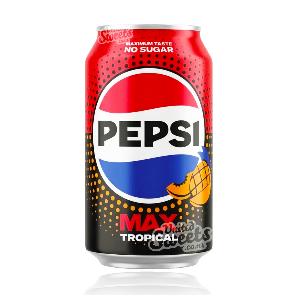 Pepsi Max Tropical 330ml (UK MADE)