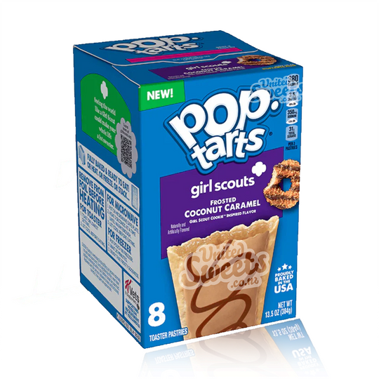 Poptarts Girl Scouts Frosted Coconut Caramel 4 Pack 384g (Limited Edition)