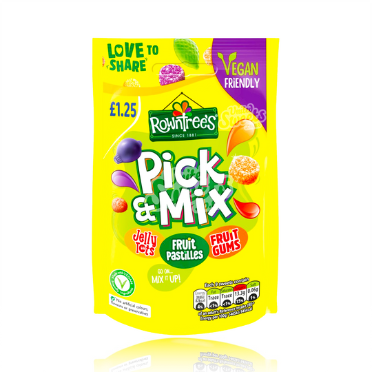 Rowntree's Pick & Mix Peg Bag 120g (UK Made) (Best Before: 08/2025)
