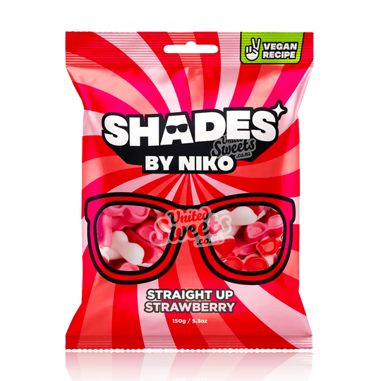 Shades by Niko Straight Up Strawberry  150g Peg Bag