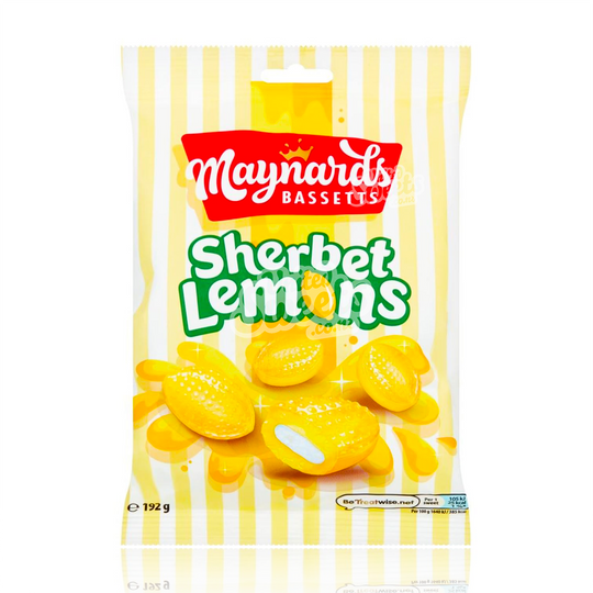 Maynards Bassetts Sherbet Lemons 192g (UK Made)