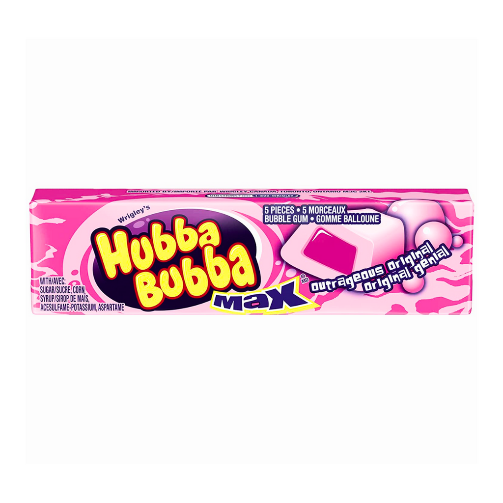 Hubba Bubba Max Outrageous Original (USA) (BEST BEFORE: 07/23) – United ...