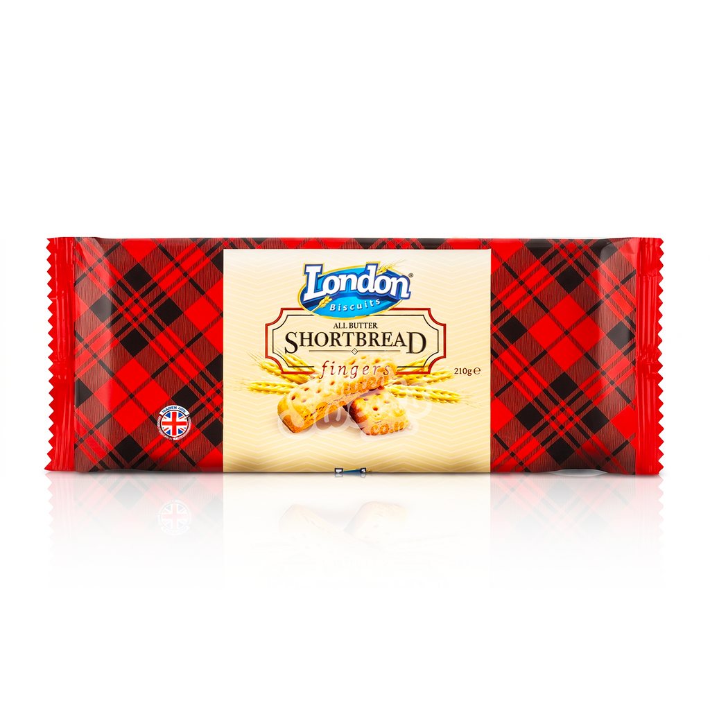 London Biscuits Shortbread Fingers 210g (UK MADE)