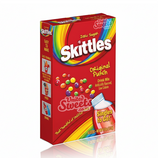 Skittles Zero Sugar Drink Mix Assorted 6 pack 15.2g