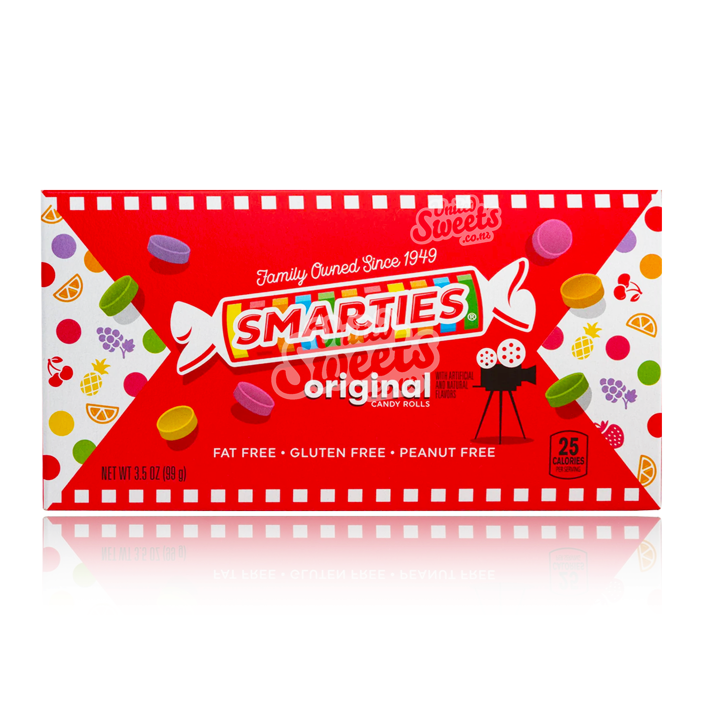 Smarties Original Candy Rolls Theatre Box 99g – United Sweets