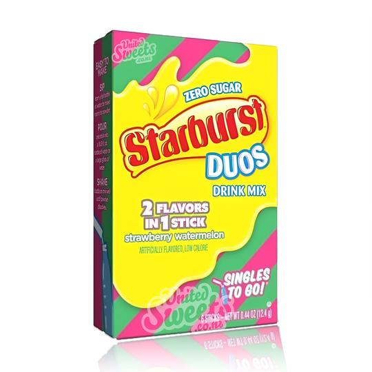 Starburst Zero Sugar Duos Drink 6 Pack 12.4g (BEST BEFORE: 09/2025)