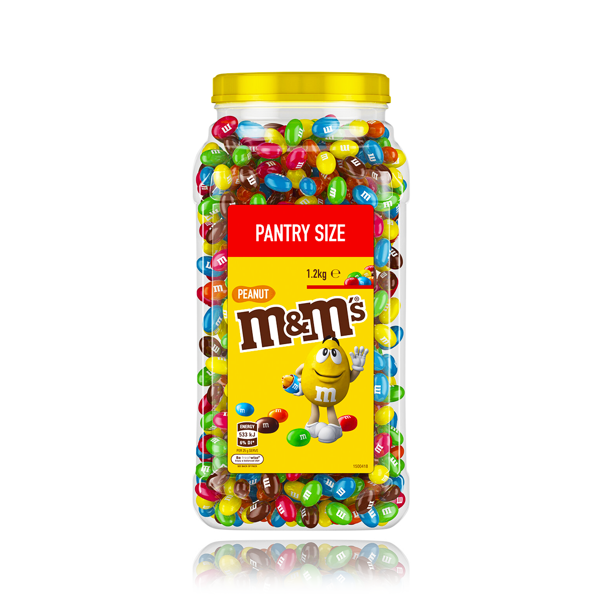 M&M's Peanut Chocolate Party Bulk Bag, Movie Night Snacks to Share, 1 kg :  : Grocery