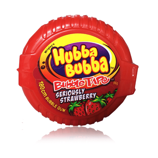 Hubba Bubba Tape Strawberry 56g
