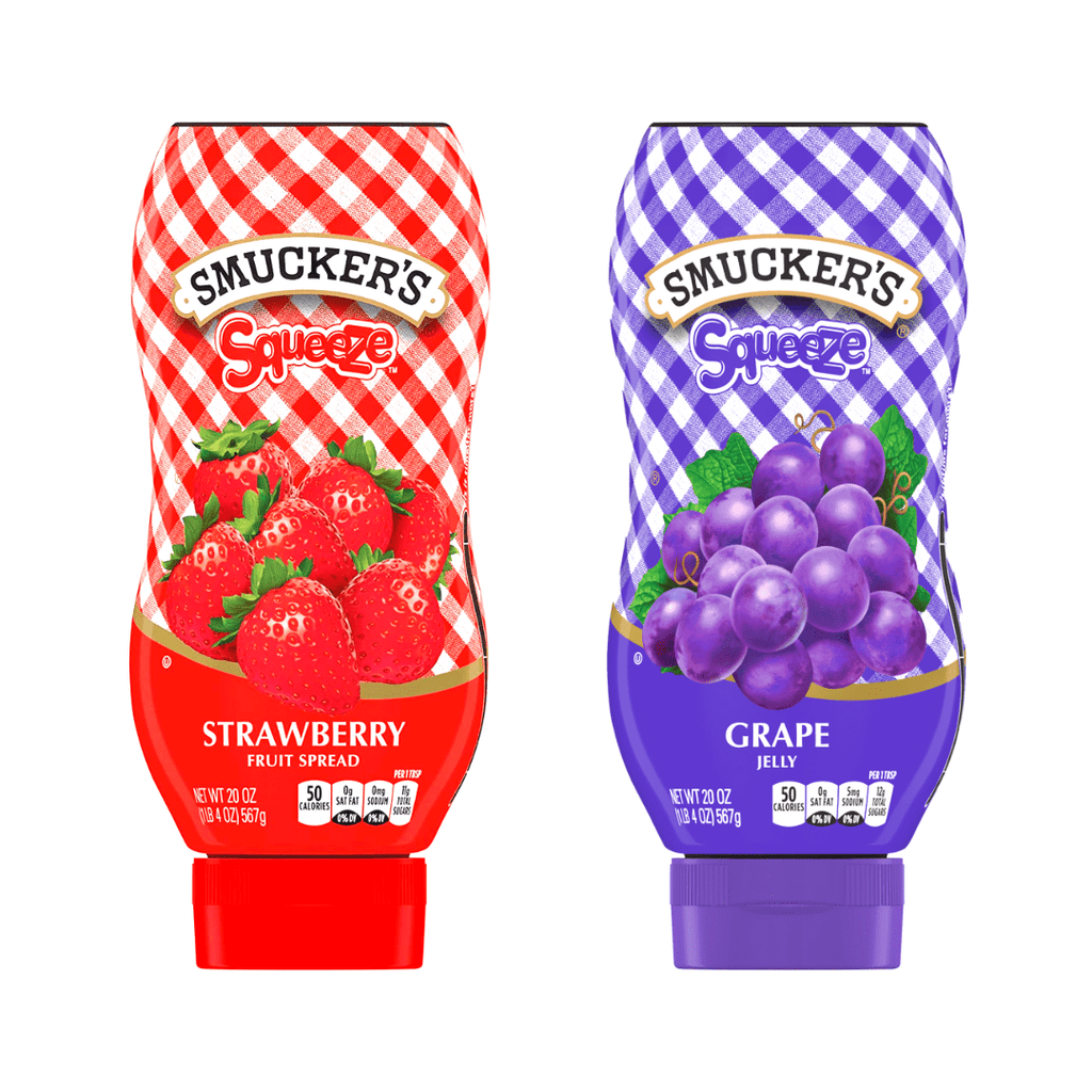 Smuckers Squeeze Jellies Assorted Flavours