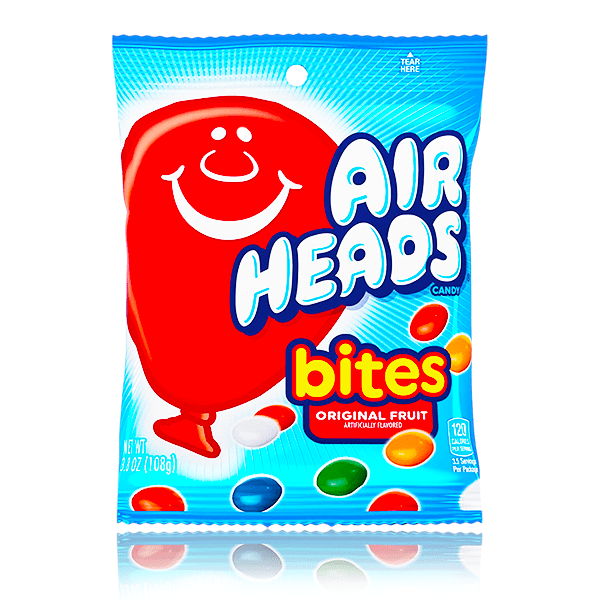 Airheads Fruit Bites 108g Peg Bag