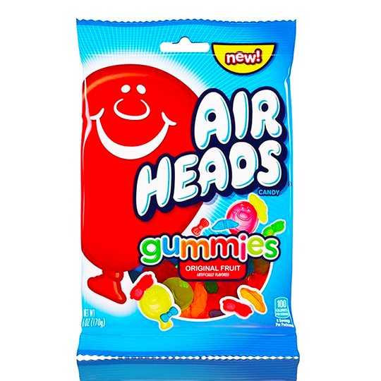 Airheads Gummies Original 108g Peg Bag (BB: 04/2024)