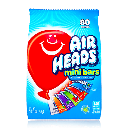 Airheads Mini Bars Xl Bag 912g
