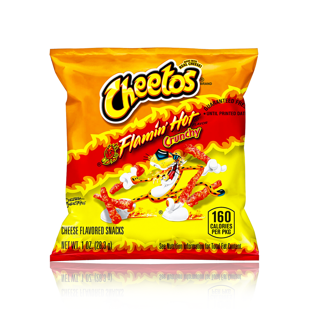 American Cheetos Flamin' Hot Crunchy Small 28g BB 31/1/23
