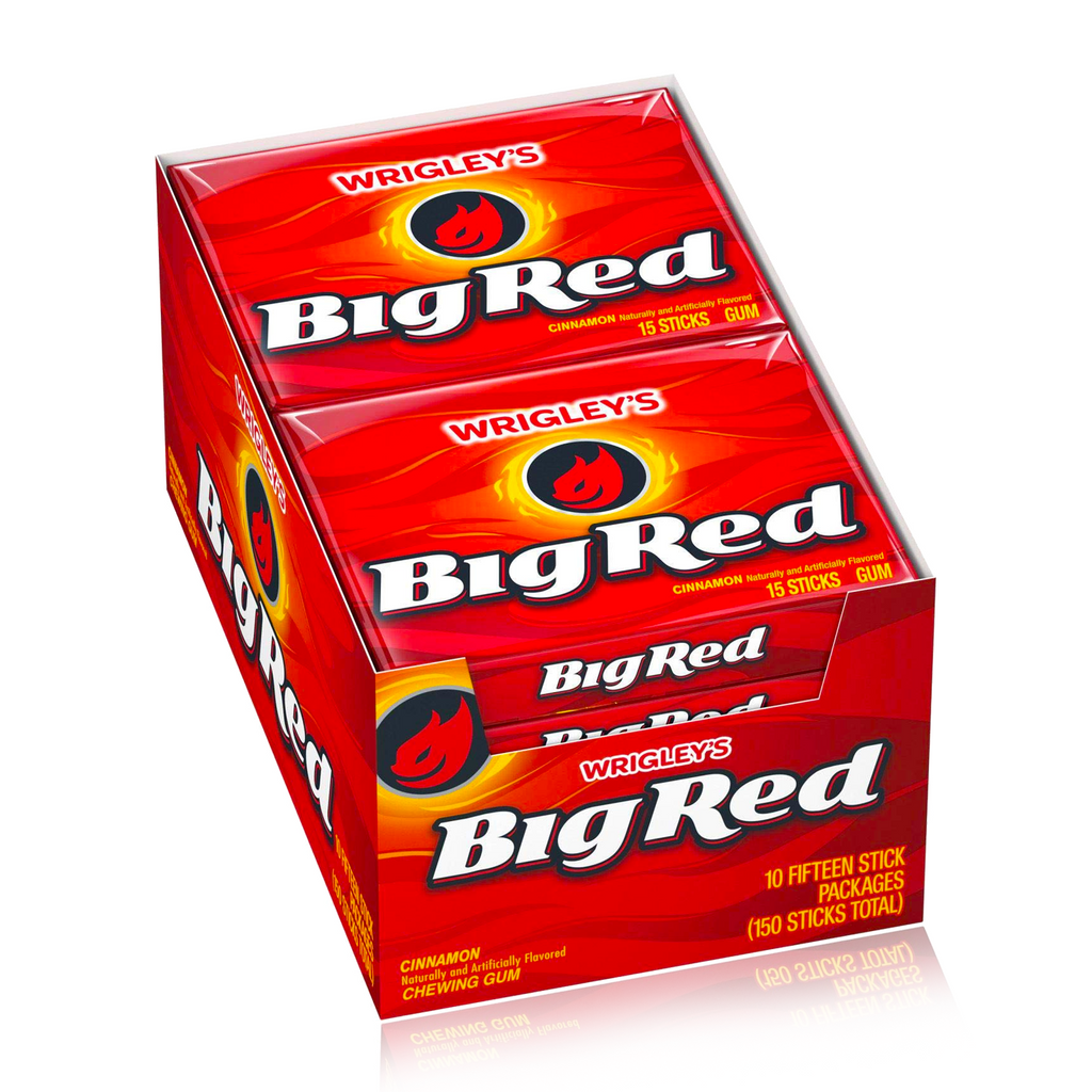 Wrigley's Big Red Chewing Gum Slim 10 Pack