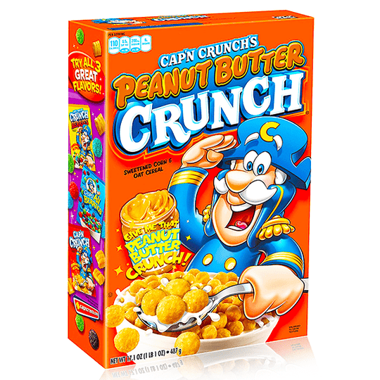 Cap'N Crunch's Peanut Butter Crunch Large Size 487g