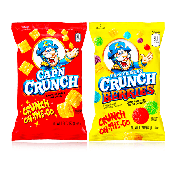 Cap'N Crunch Small Pouches Assorted Flavours