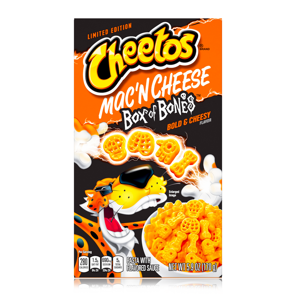 Cheetos Mac 'N Cheese Bold & Cheesy Box of Bones Limited Edition 170g