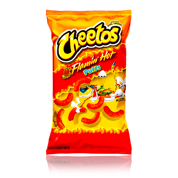 American Cheetos Puffs Flamin' Hot 60g Dated