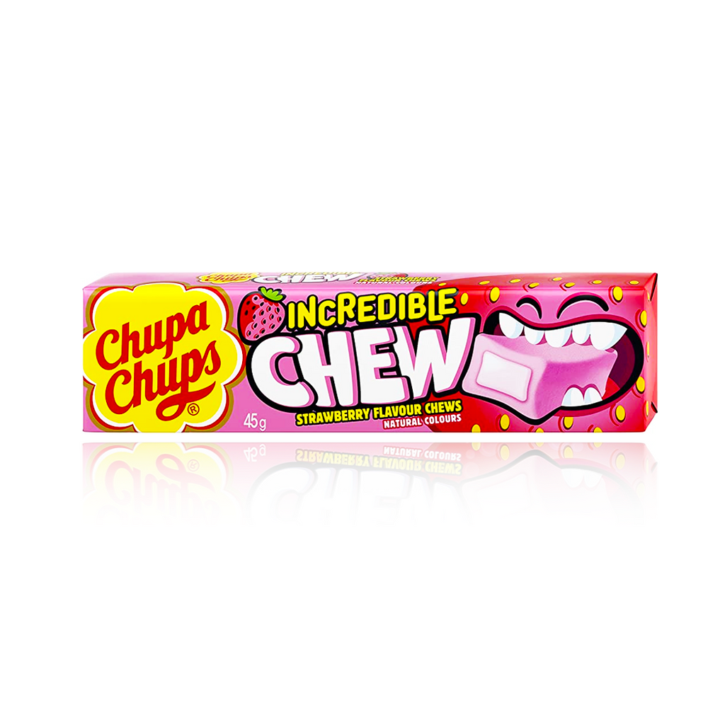Chupa Chups Incredible Chew Strawberry 45g
