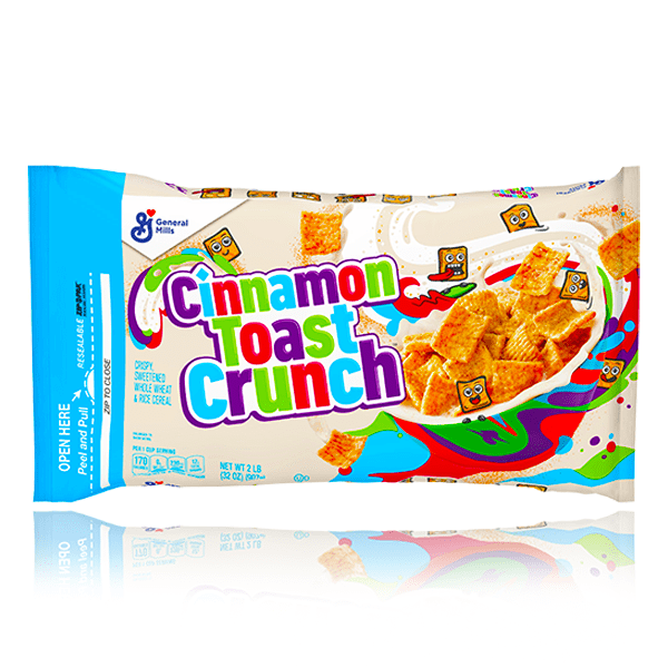 Cinnamon Toast Crunch Cereal Xxl Bag Pack 907g