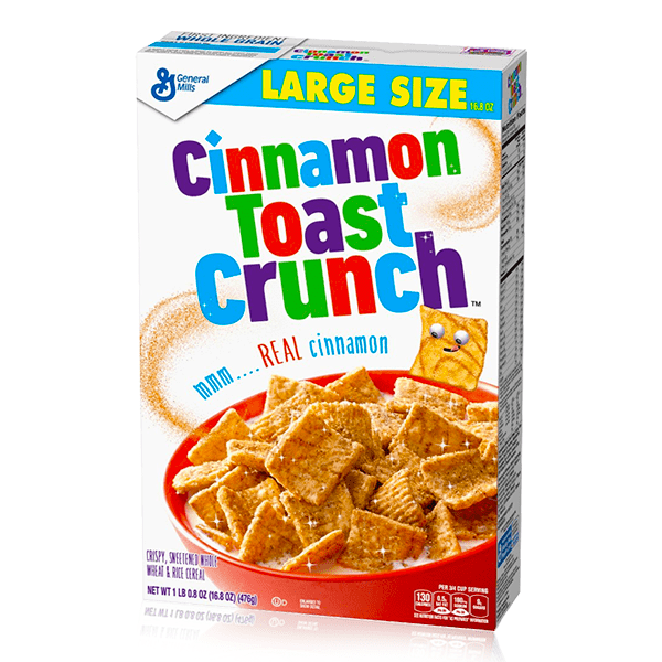 Cinnamon Toast Crunch Cereal Large Size 476g