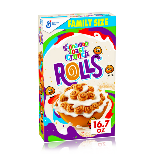 Cinnamon Toast Crunch Rolls Cereal Family Size 473g