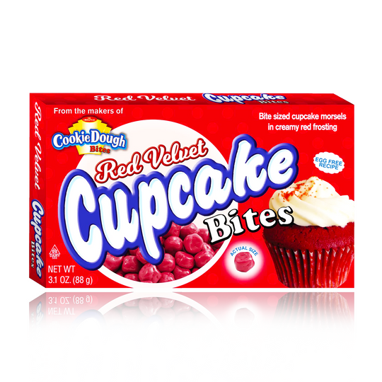 Cookie Dough Bites Red Velvet Cupcake Theatre Box 88g (Best Before: 09/2024)