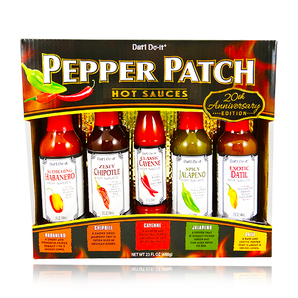 Dat'L Do It Pepper Patch Hot Sauces 680g