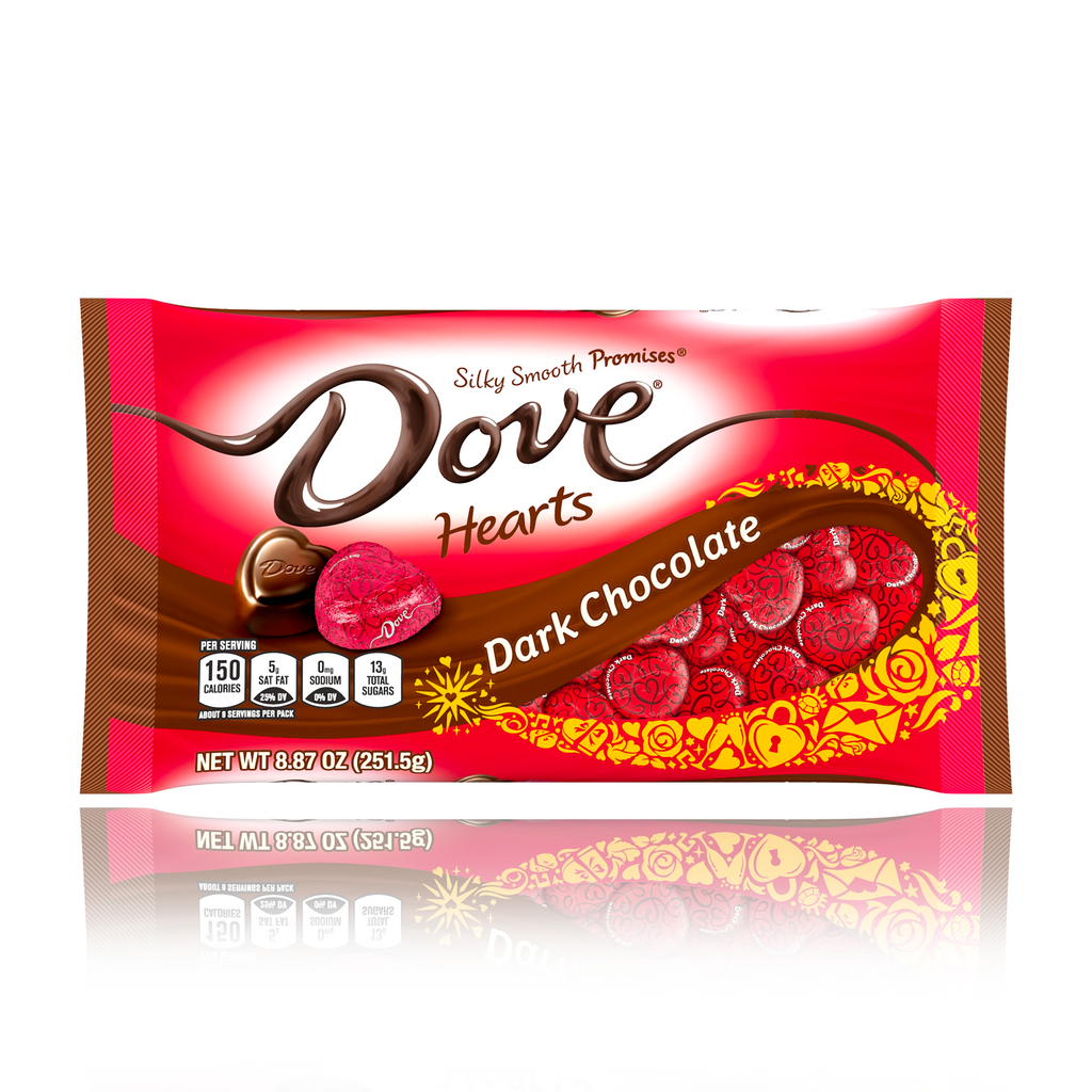 Dove Hearts Dark Chocolate Bag 255g